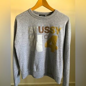 Rare Stussy Sweatshirt Crop Top Stussy N4-Gray 

Women’s size Medium (M)